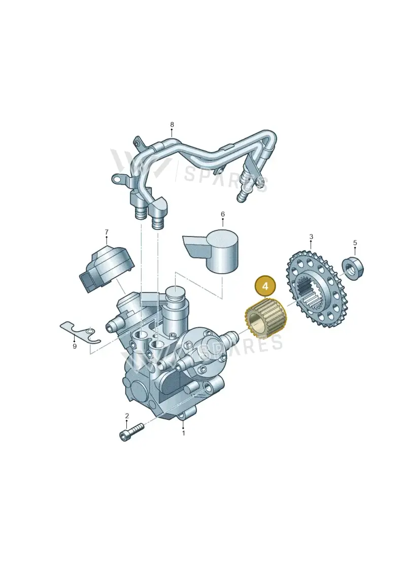 057130141 — Audi Q8 Quattro 3,0 (2018-) diagram 859130300, position 4