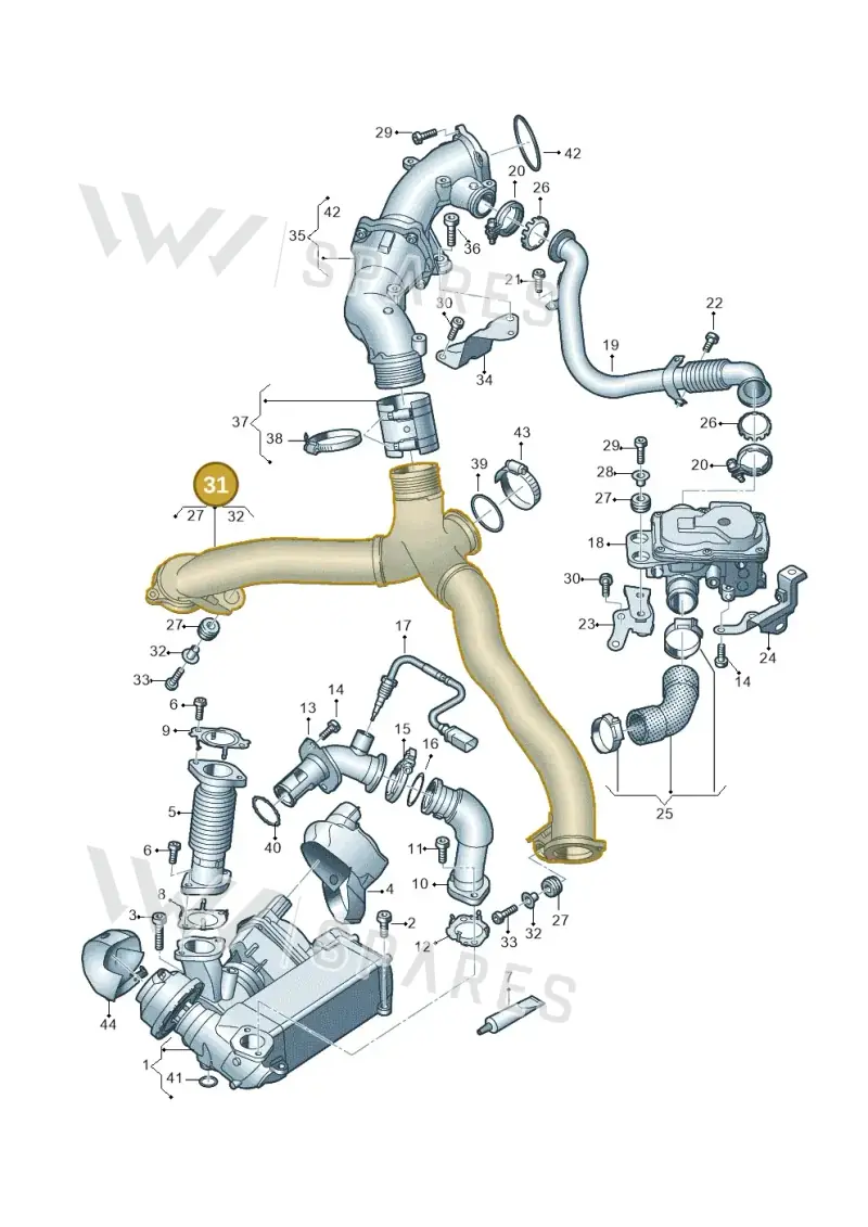 057145673K — Audi Q8 Quattro 3,0 (2018-) diagram 859131350, position 31