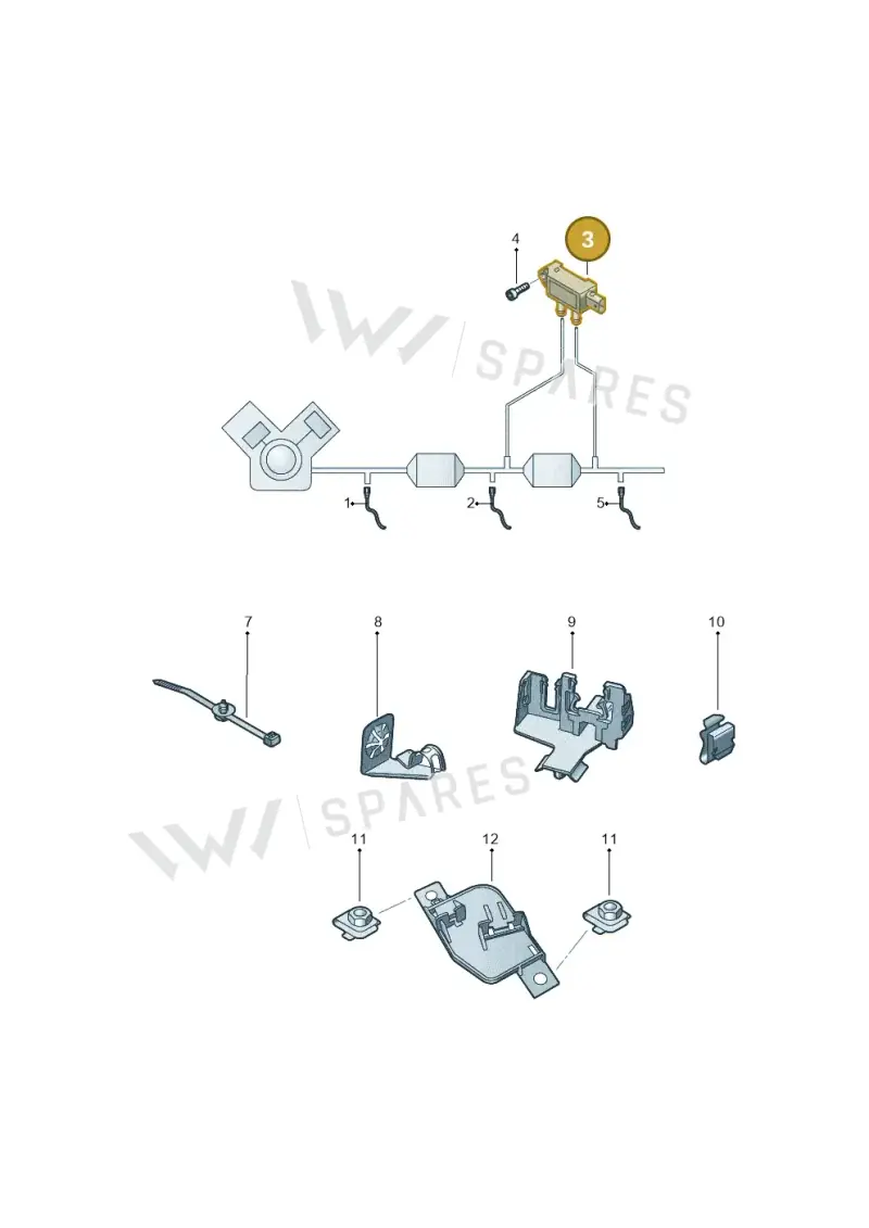 057906051H — Audi RSQ3 Sportback (2019-2024) diagram 853906005, position 3