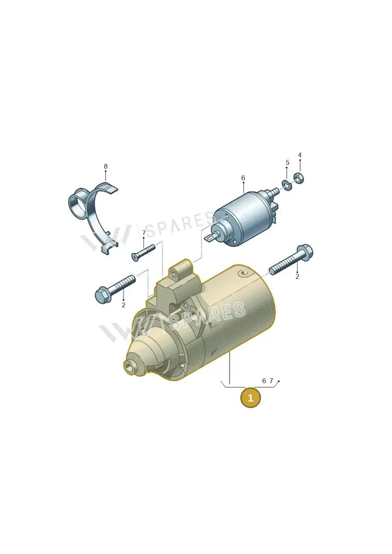 057911023EX — Audi Q7                07> (2006-) diagram 448911000, position 1