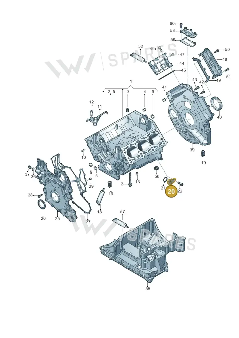 059103037 — Volkswagen Amarok (2022-) diagram 894103250, position 20
