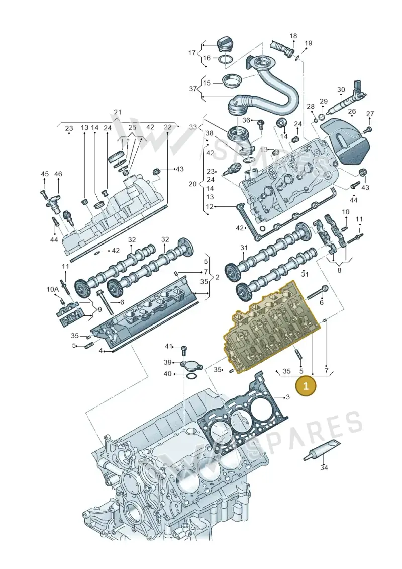 059103063MH — Audi A5 Sportback (2016-2020) diagram 859103550, position 1