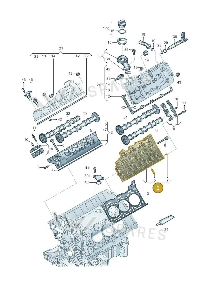 059103063MJ — Audi A5 Cabrio 2.0 (2016-2018) diagram 848103058, position 1