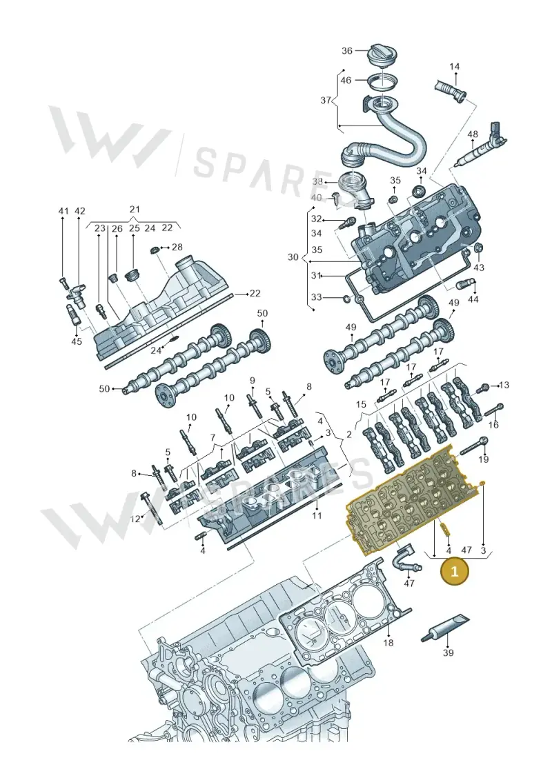 059103063MM — Audi Q8 (2018-2025) diagram 429103580, position 1