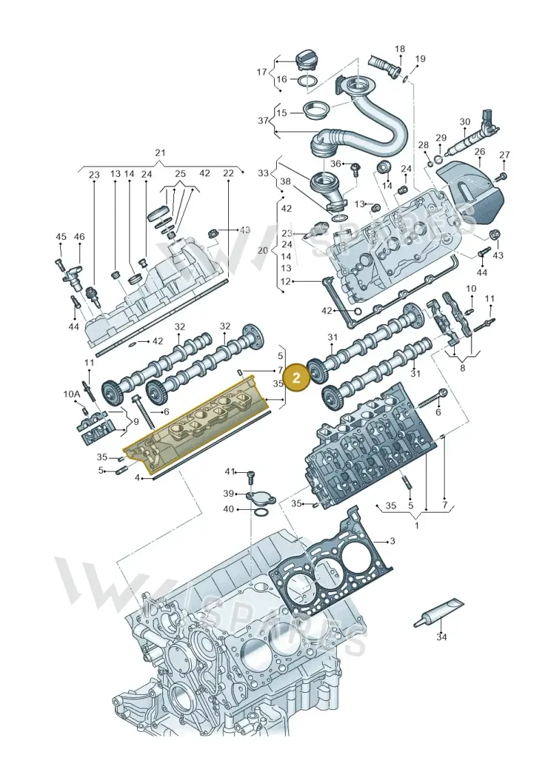 059103064MN — Audi A5 Sportback (2016-2020) diagram 859103550, position 2