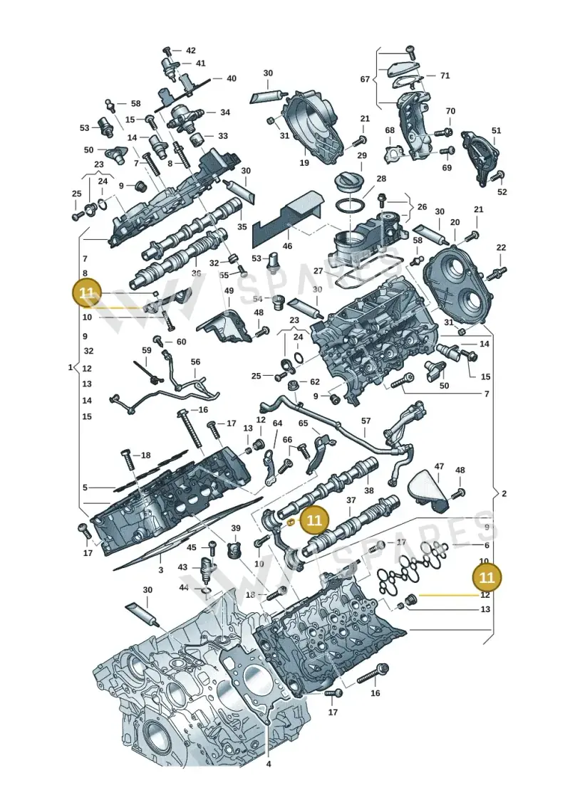 059103139B — Audi A5 Limo 2.0 (2024-) diagram 849103331, position 11