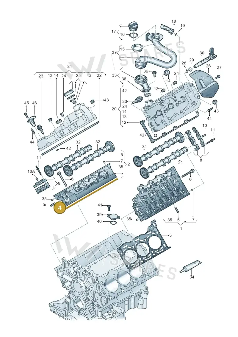 059103148AK — Audi A5 Sportback (2016-2020) diagram 859103550, position 4