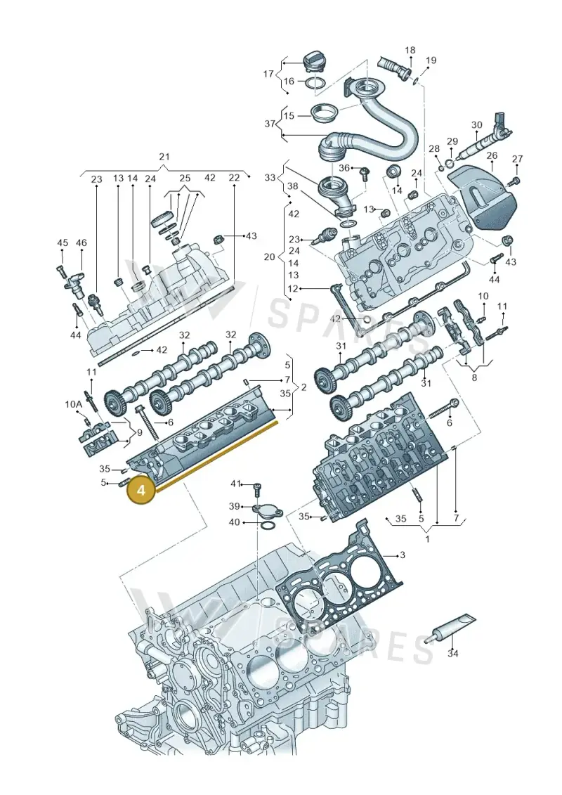 059103148AL — Audi A5 Sportback (2016-2020) diagram 859103550, position 4