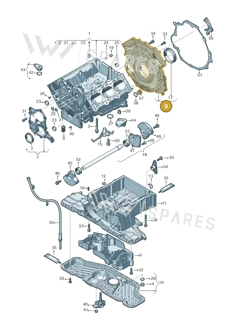 059103171Q — Audi A5/S5 Coupe       08> (2007-) diagram 448103300, position 9
