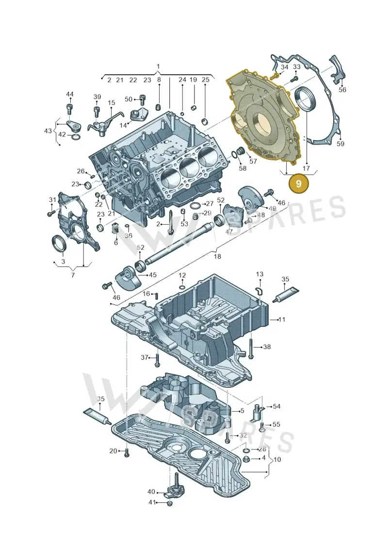 059103171Q — Audi A4 Av. Allroad (2008-2016) diagram 620103330, position 9