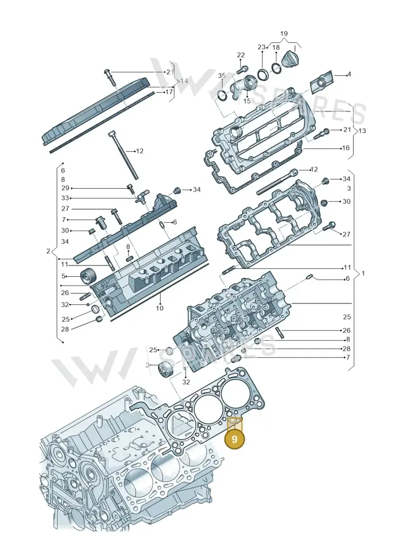 059103383CQ — Audi A5/S5 Coupe       08> (2007-) diagram 620103400, position 9