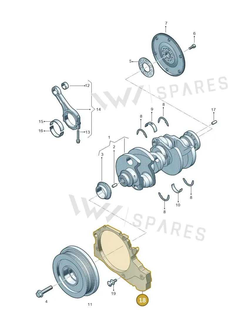 059103502L — Audi A6 2.0 (2018-) diagram 838105600, position 18