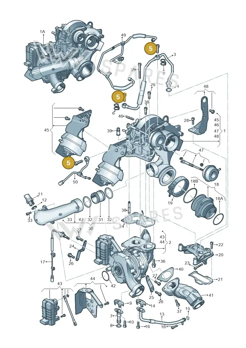 059103728B — Audi A7 Sportback (2014-2018) diagram 717145330, position 5