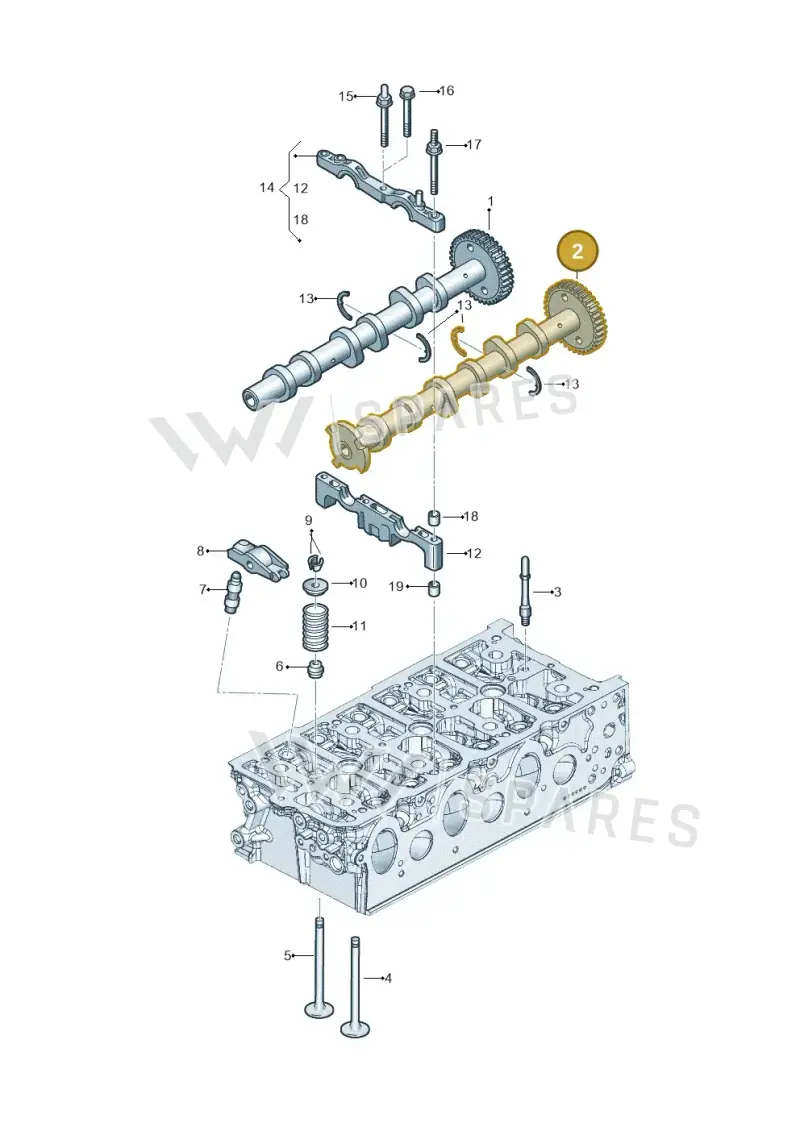 059109007DP — Audi Q8 Quattro 3,0 (2018-) diagram 896109500, position 2
