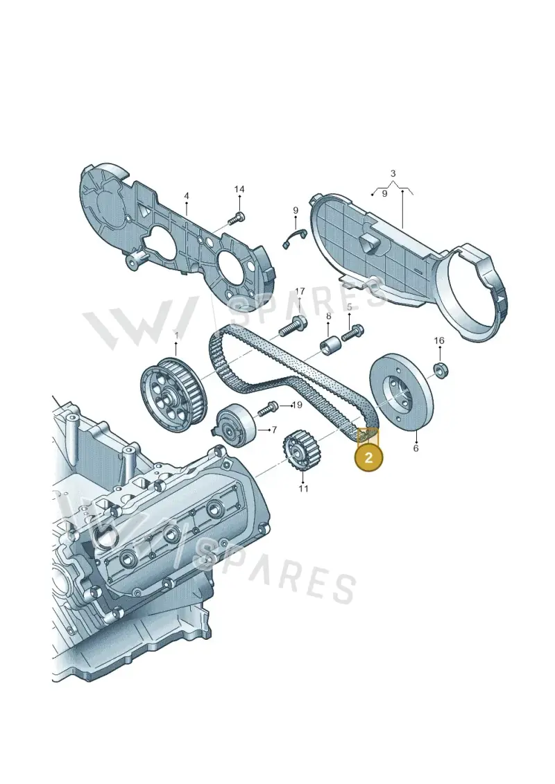 059109119D — Audi A5/S5 Coupe       08> (2007-) diagram 448109850, position 2