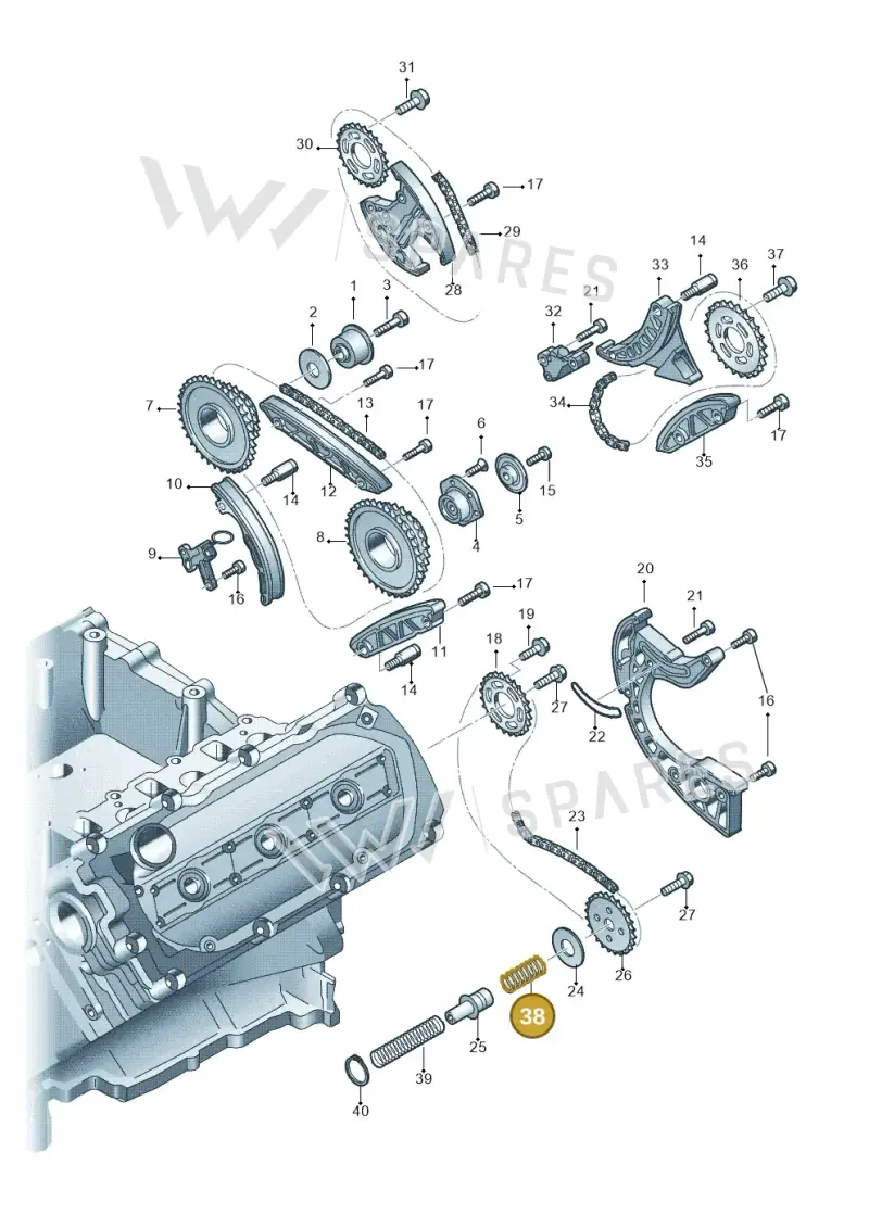 059109481 — Audi Q7 qu. 3.0 TDI (2009-2015) diagram 620109700, position 38