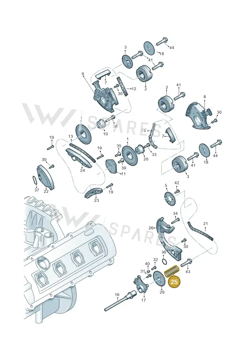 059109481 — Audi A6 Av. qu. 3.0 (2012-2018) diagram 751109350, position 25
