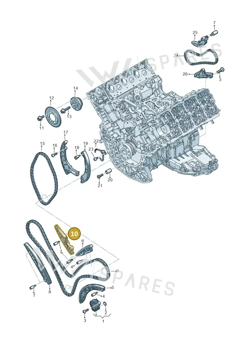 059109513N — Audi Q8 Quattro 3,0 (2018-) diagram 896109050, position 10