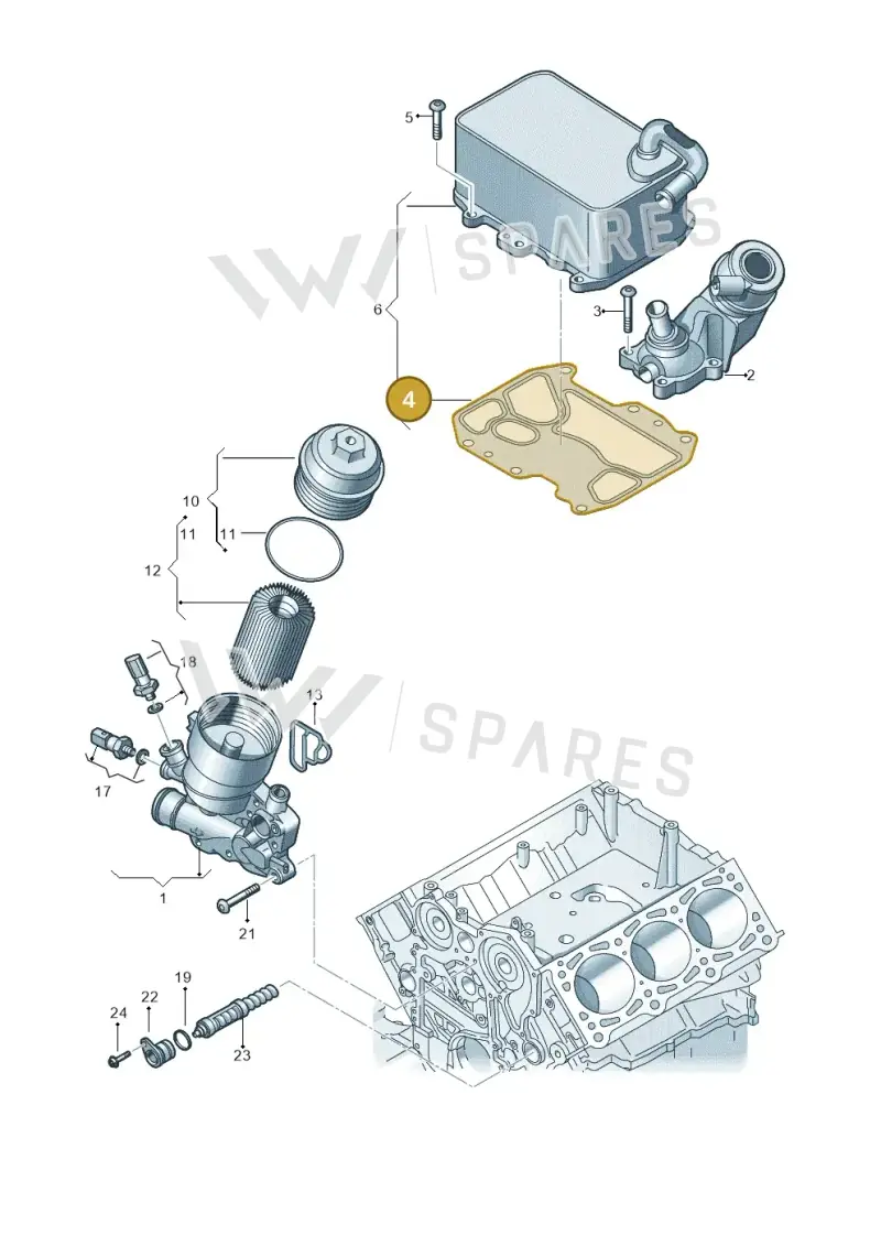 059117070K — Audi Q7 (2015-2025) diagram 788115560, position 4