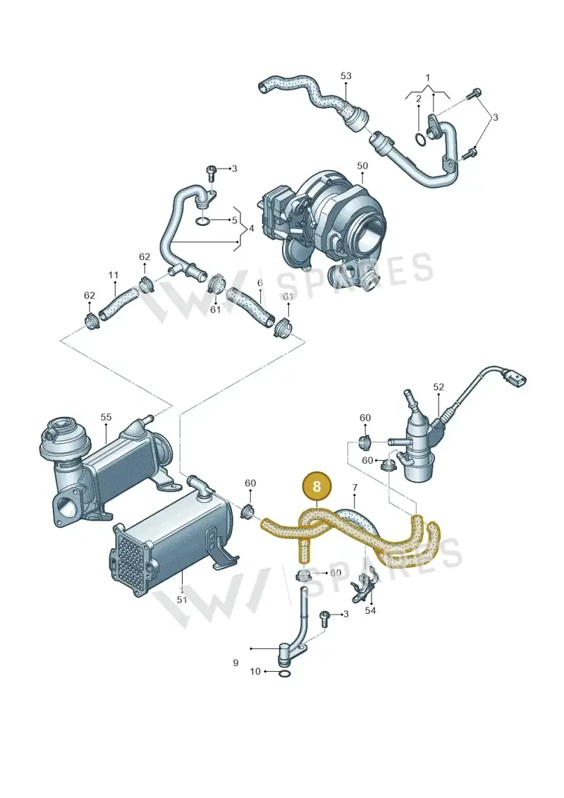059121059J — Audi Q7 qu. 3.0 TDI (2015-2019) diagram 859121240, position 8