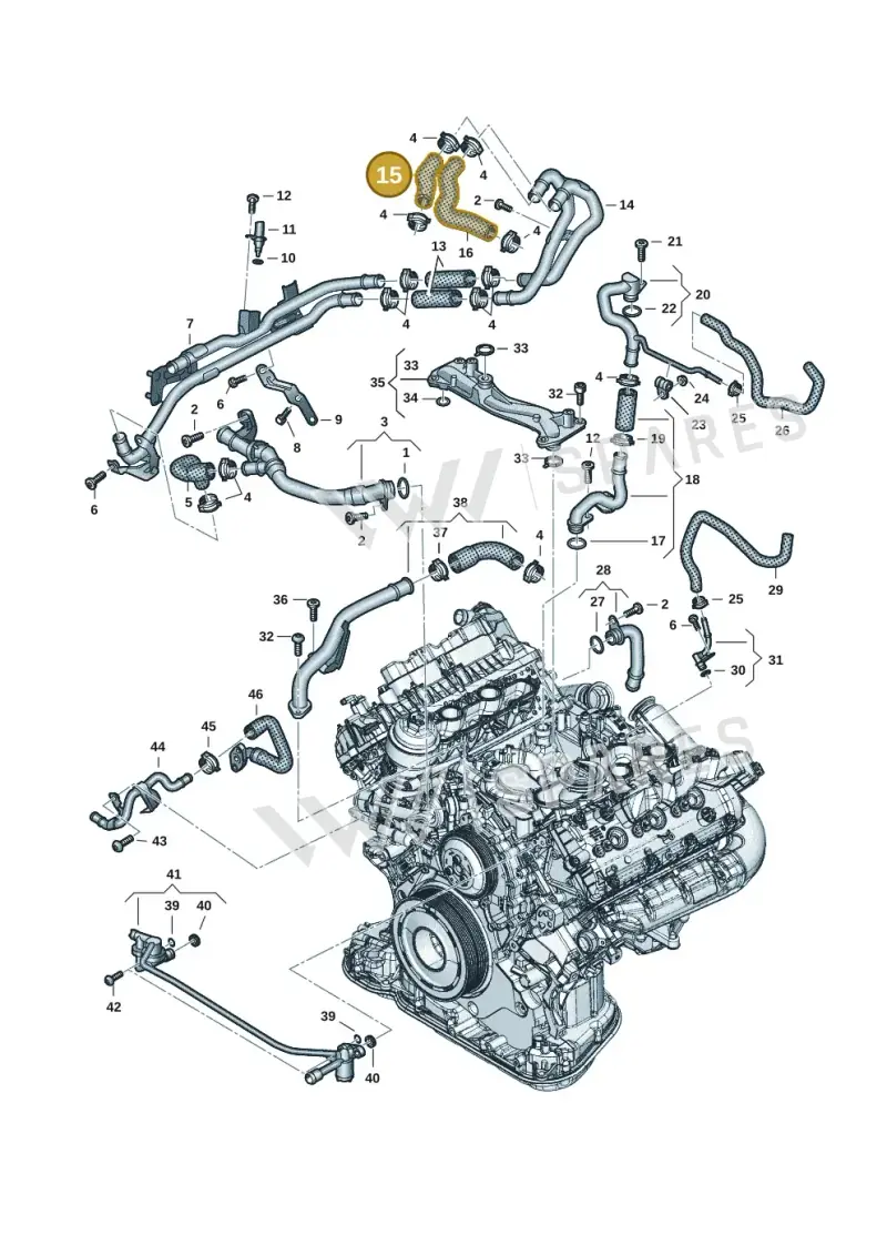 059121062H — Audi Q8 Quattro 3,0 (2018-) diagram 896121162, position 15
