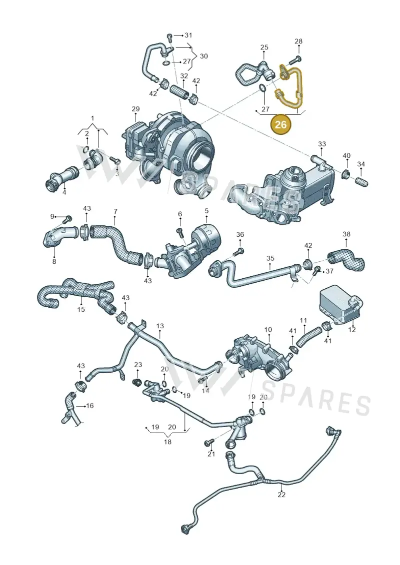 059121065FL — Audi Q5 (2016-2020) diagram 896121880, position 26