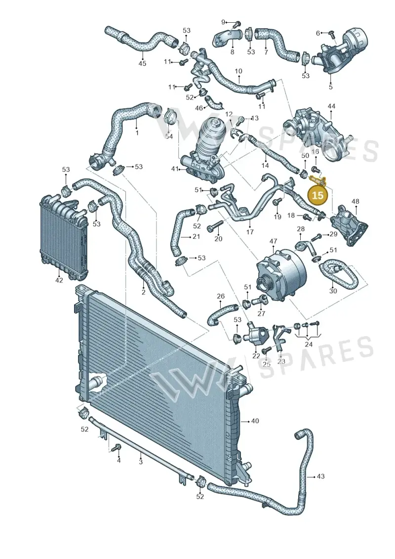 059121147F — Audi Q5 (2016-2020) diagram 896121142, position 15