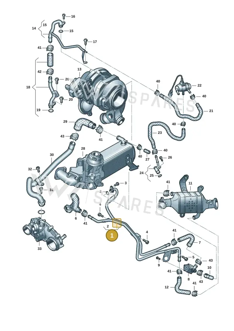 059121507BA — Audi A5 Sportback (2016-2020) diagram 849121056, position 1