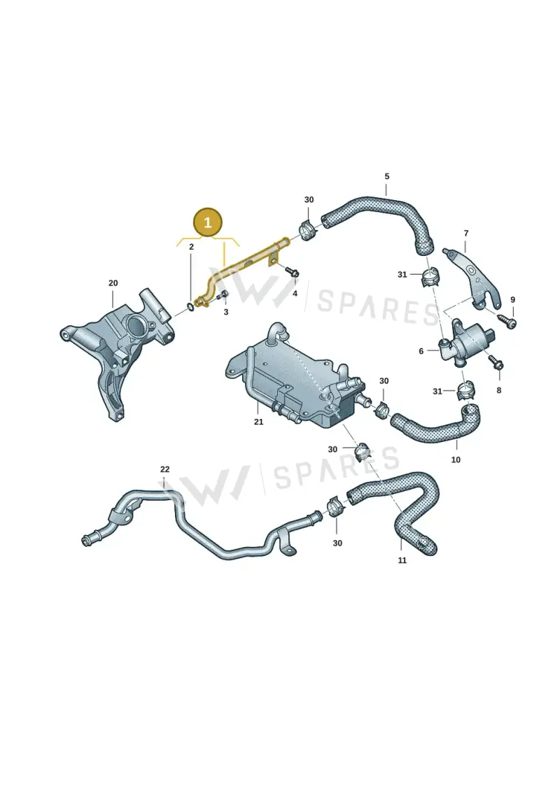 059121512AM — Audi A6 2.0 (2018-) diagram 430121112, position 1