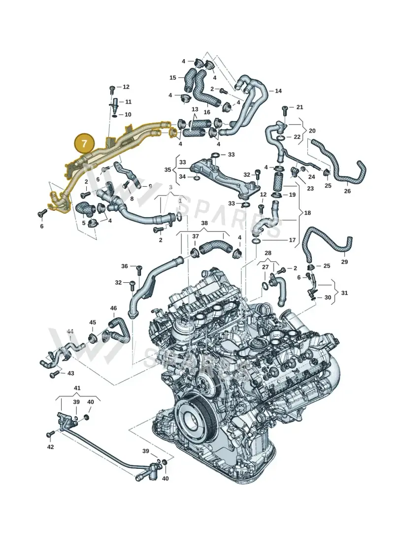 059122479F — Audi Q8 Quattro 3,0 (2018-) diagram 896121162, position 7