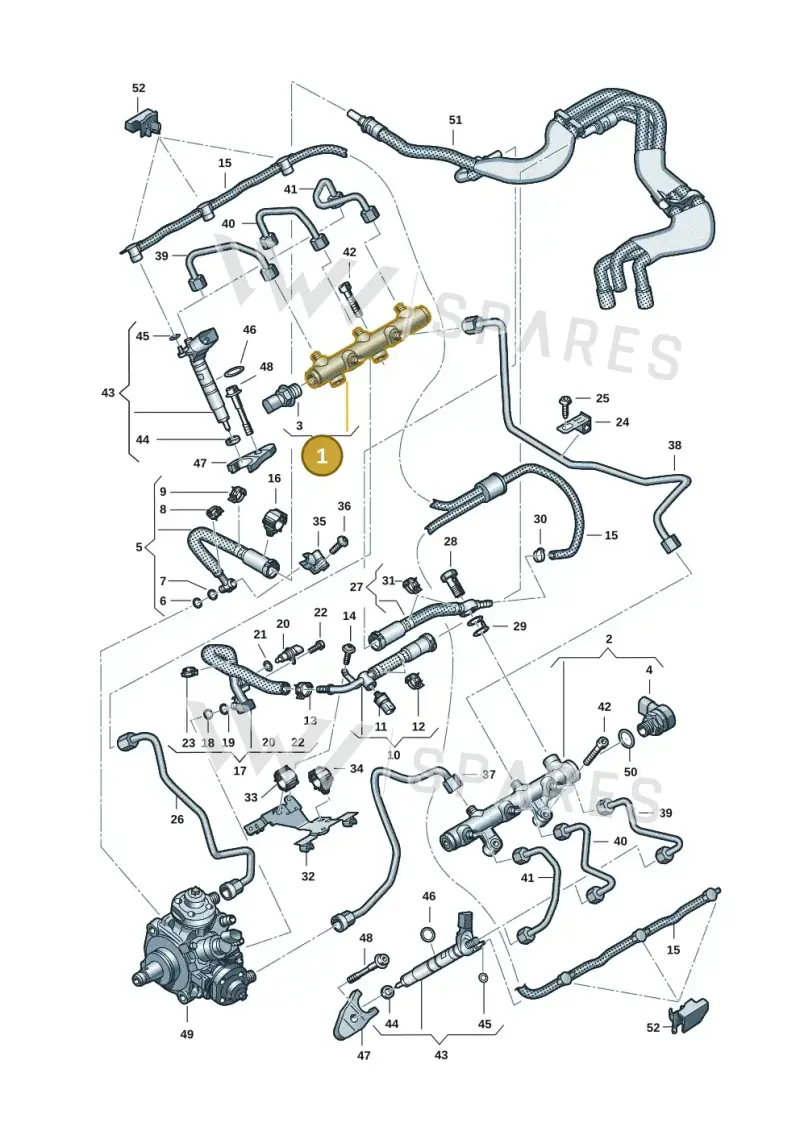 059130089EB — Audi Q8 Quattro 3,0 (2018-) diagram 738130901, position 1