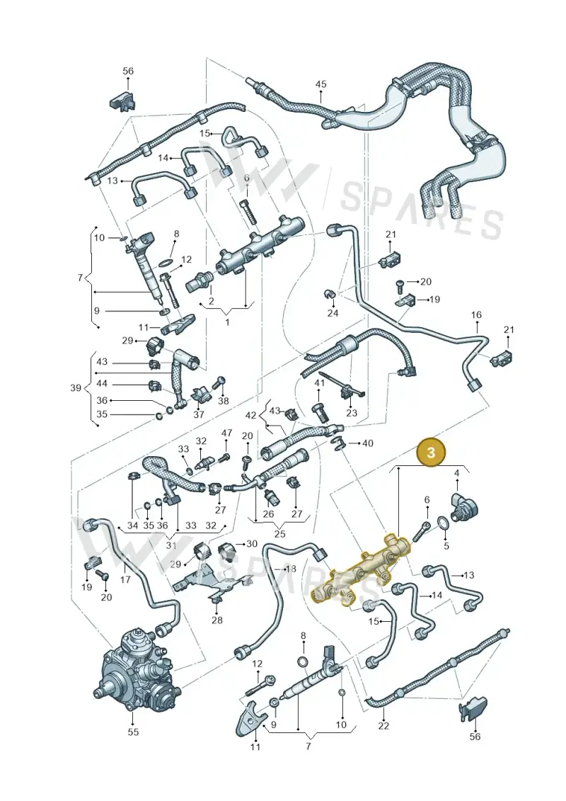 059130090EC — Audi A6 2.0 (2018-) diagram 435130950, position 3