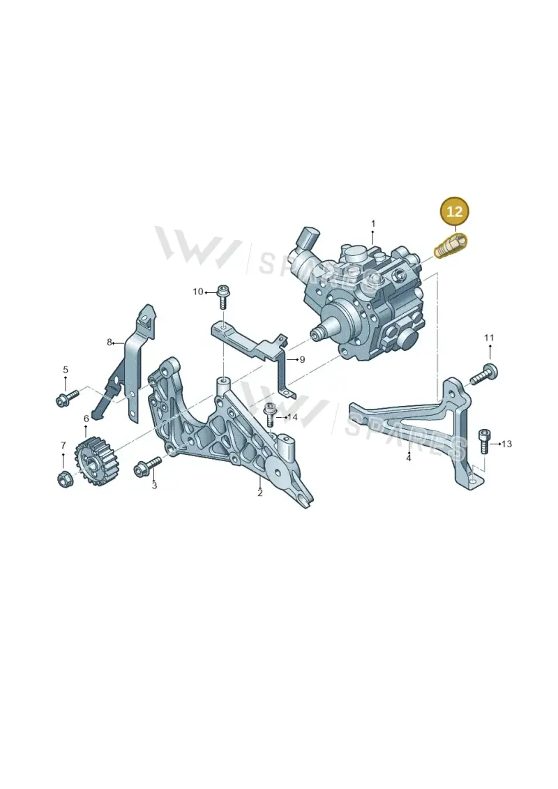 059130122A — Audi Q7                07> (2006-) diagram 616130400, position 12