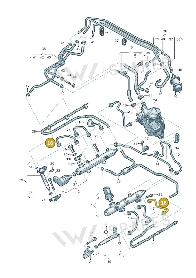 059130241DA — Audi A7 Sportback (2014-2018) diagram 675130700, position 16