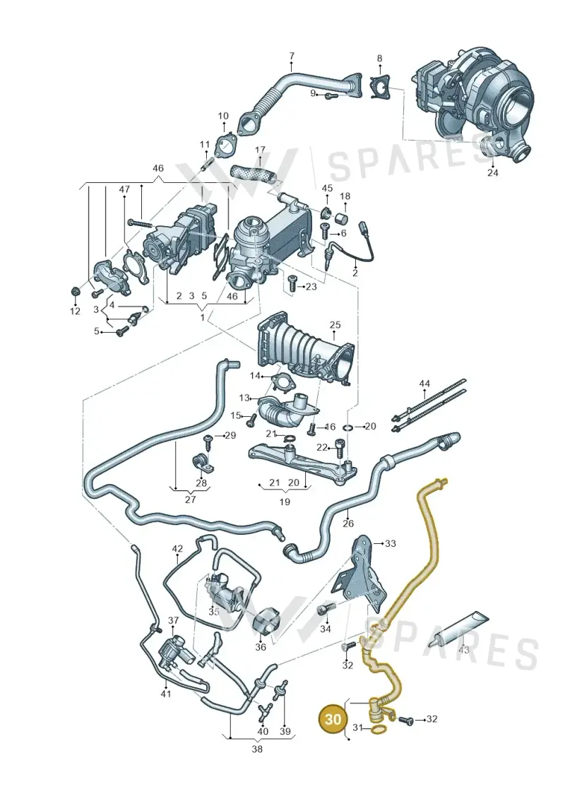 059131057AL — Audi Q5 (2016-2020) diagram 838131400, position 30
