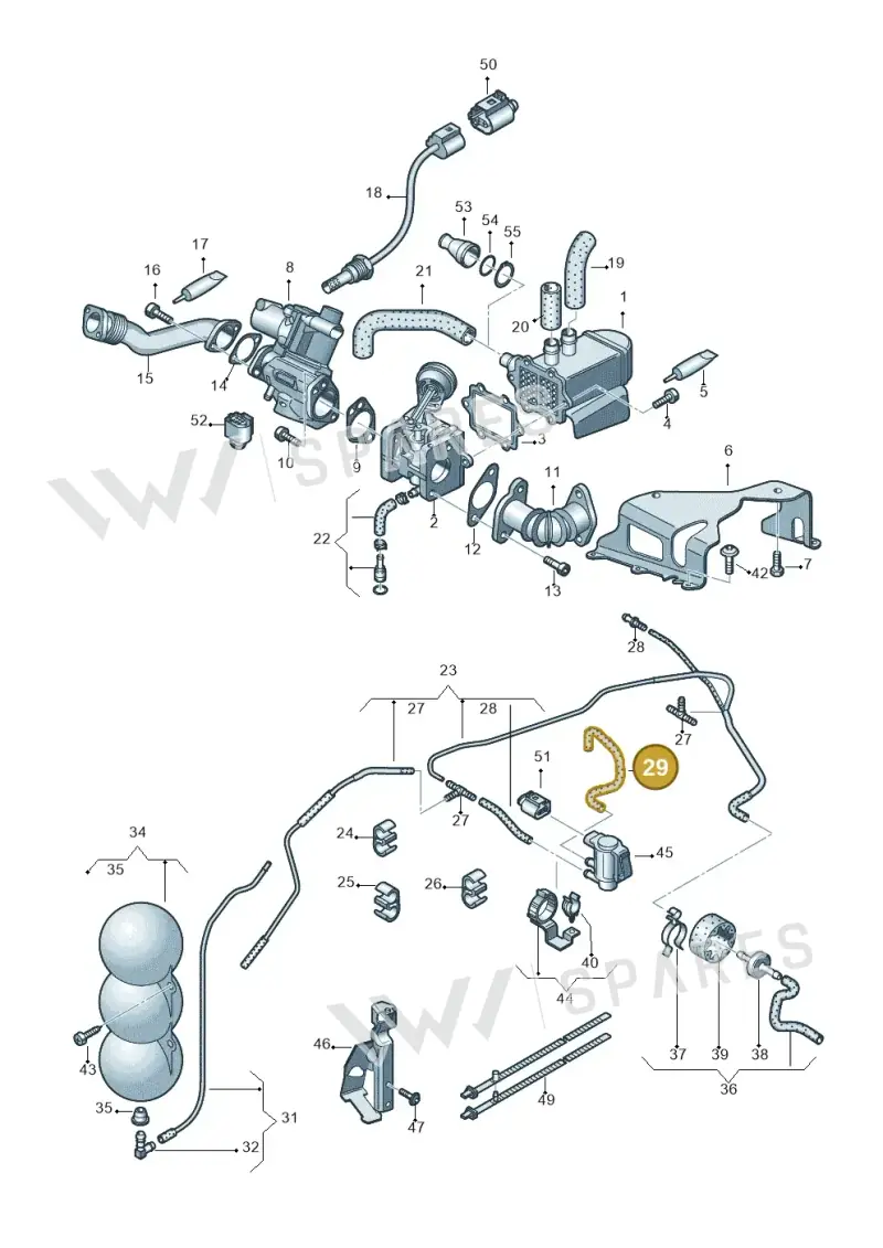 059131492Q — Audi A5/S5 Coupe       08> (2007-) diagram 620131500, position 29