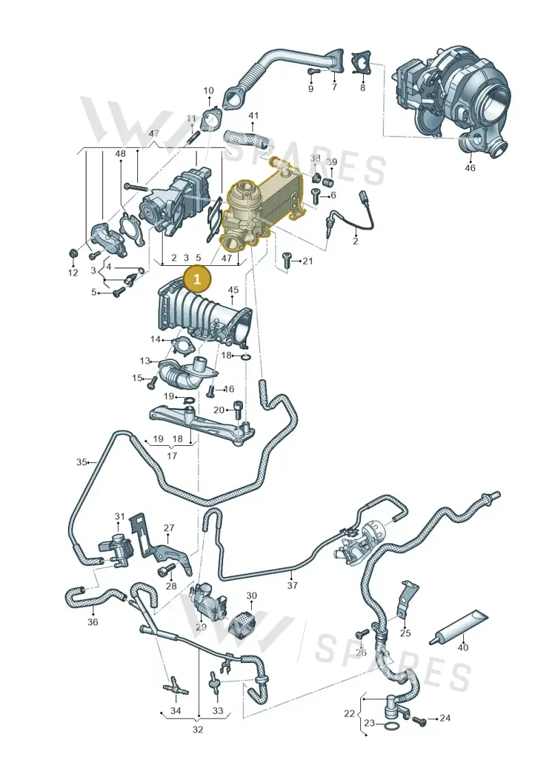 059131511DE — Audi A6 2.0 (2018-) diagram 435131400, position 1