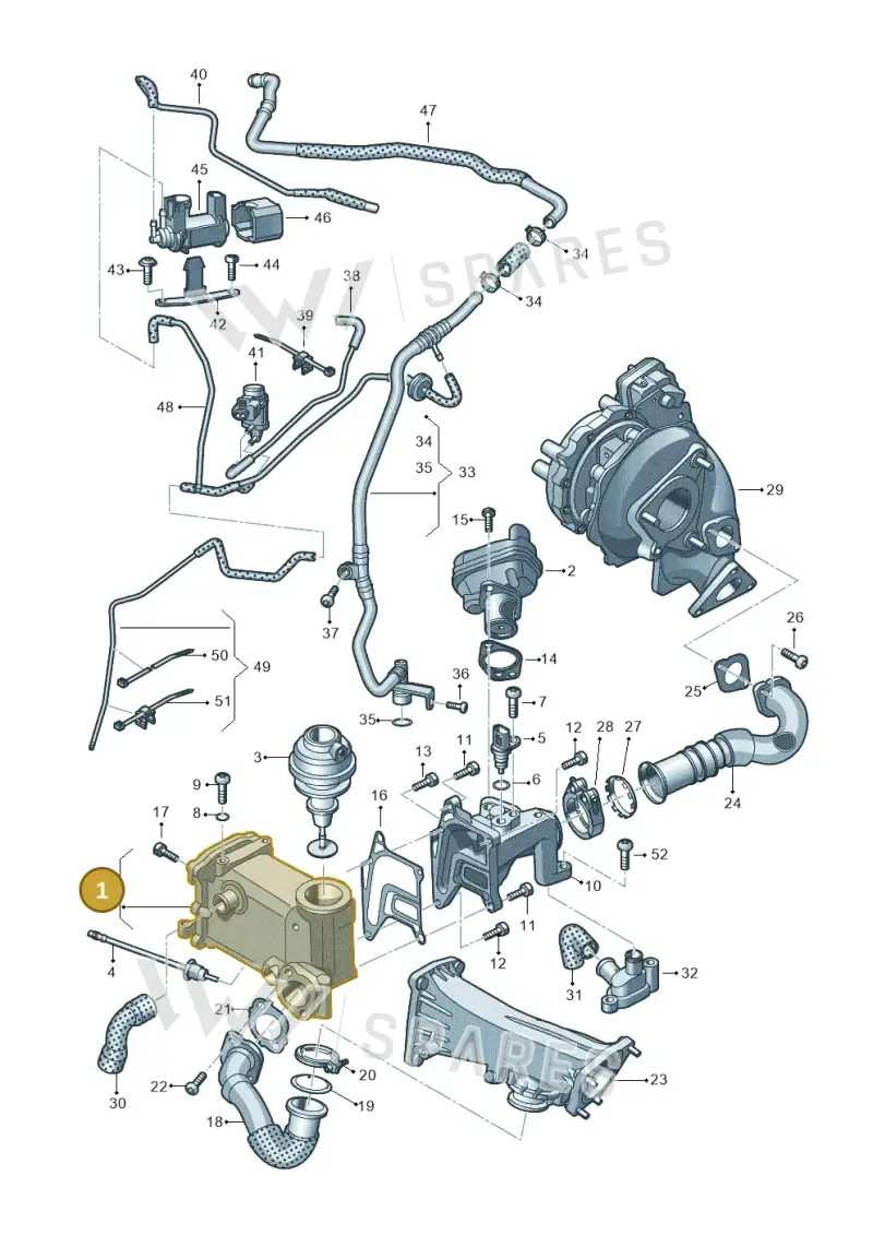 059131515FP — Audi A6 Av. qu. 3.0 (2012-2018) diagram 675131130, position 1