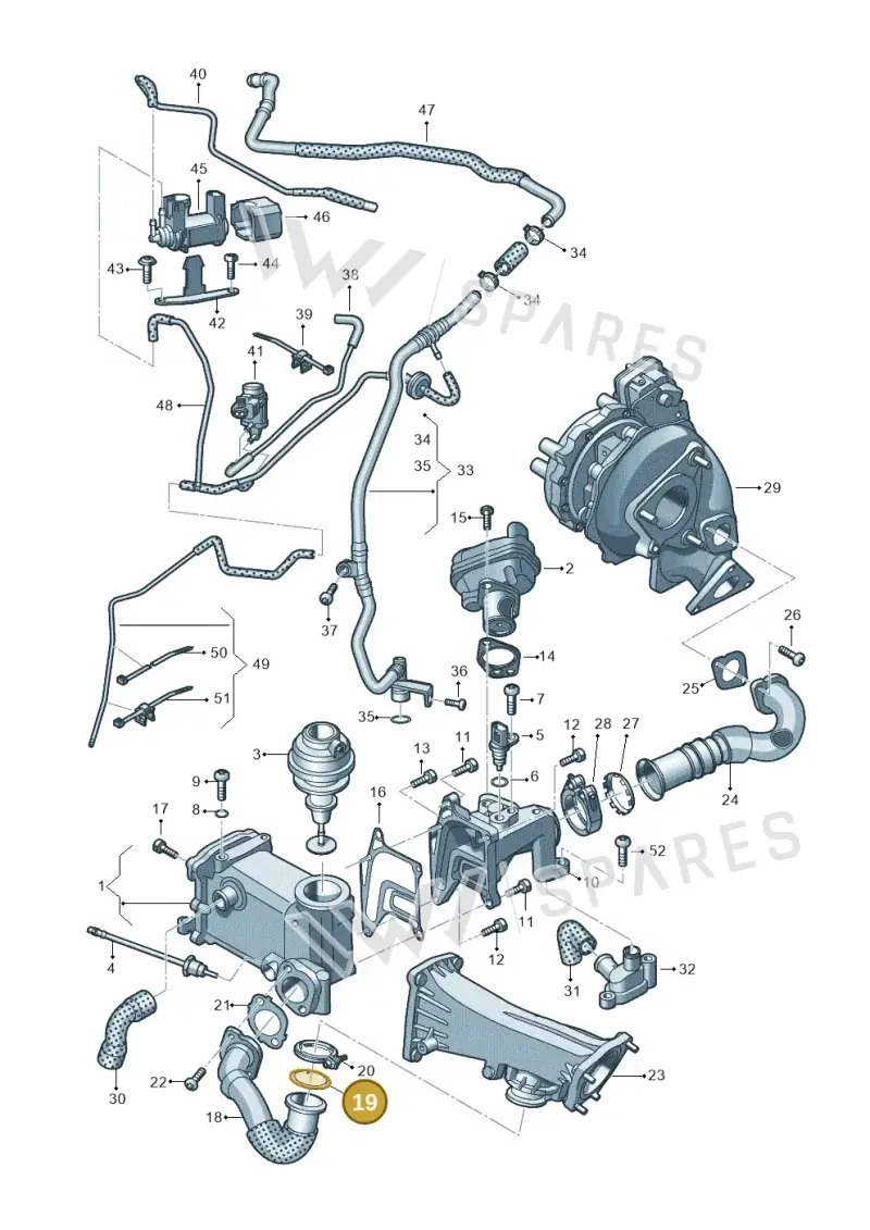 059131547R — Audi A7 Sportback (2014-2018) diagram 675131130, position 19