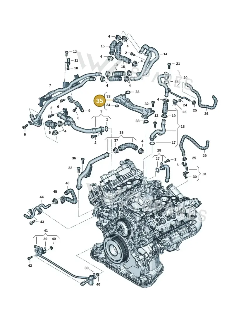 059131680L — Audi Q8 Quattro 3,0 (2018-) diagram 896121162, position 35