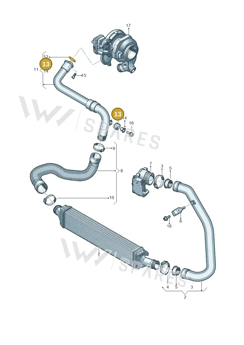 059131887B — Audi A6 2.0 (2018-) diagram 849145500, position 13