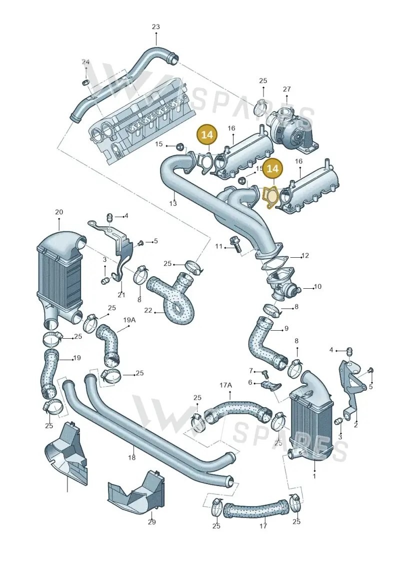 059133073B — Audi A4/S4/Av./qu.     05> (2005-) diagram 249145900, position 14
