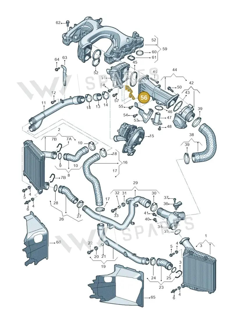 059145160Q — Audi Q7 qu. 3.0 TDI (2009-2015) diagram 675145480, position 56