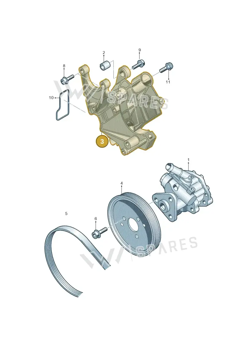 059145167AM — Audi Q7 qu. 3.0 TDI (2009-2015) diagram 291145750, position 3