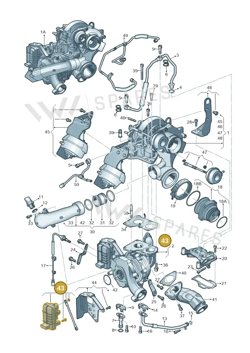 059145482A — Audi A7 Sportback (2014-2018) diagram 717145330, position 43