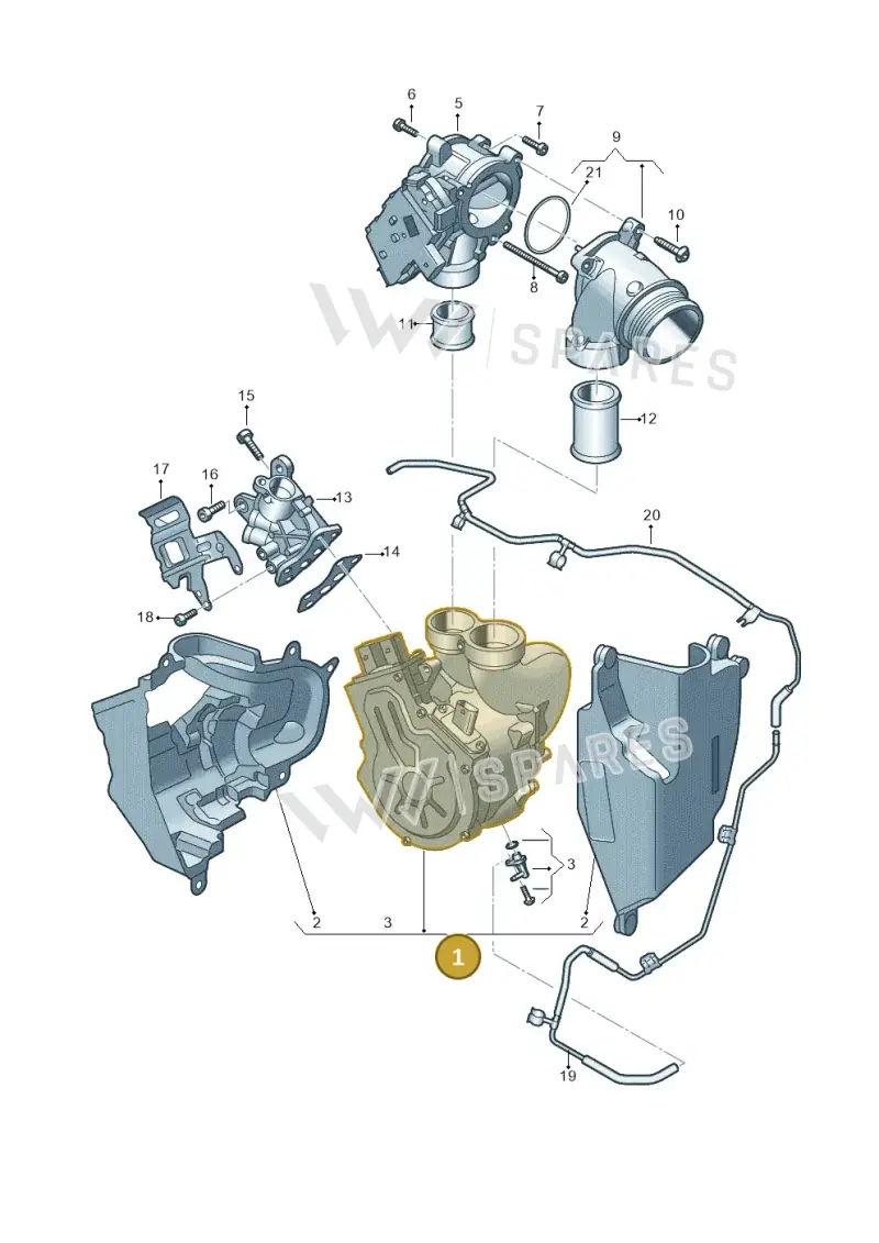 059145601G — Audi A6 2.0 (2018-) diagram 435145700, position 1