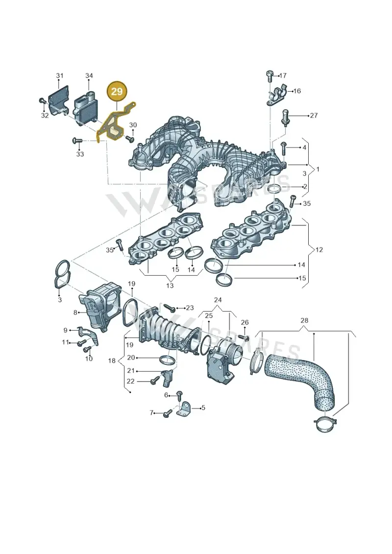 059145645B — Audi Q8 Quattro 3,0 (2018-) diagram 838129650, position 29