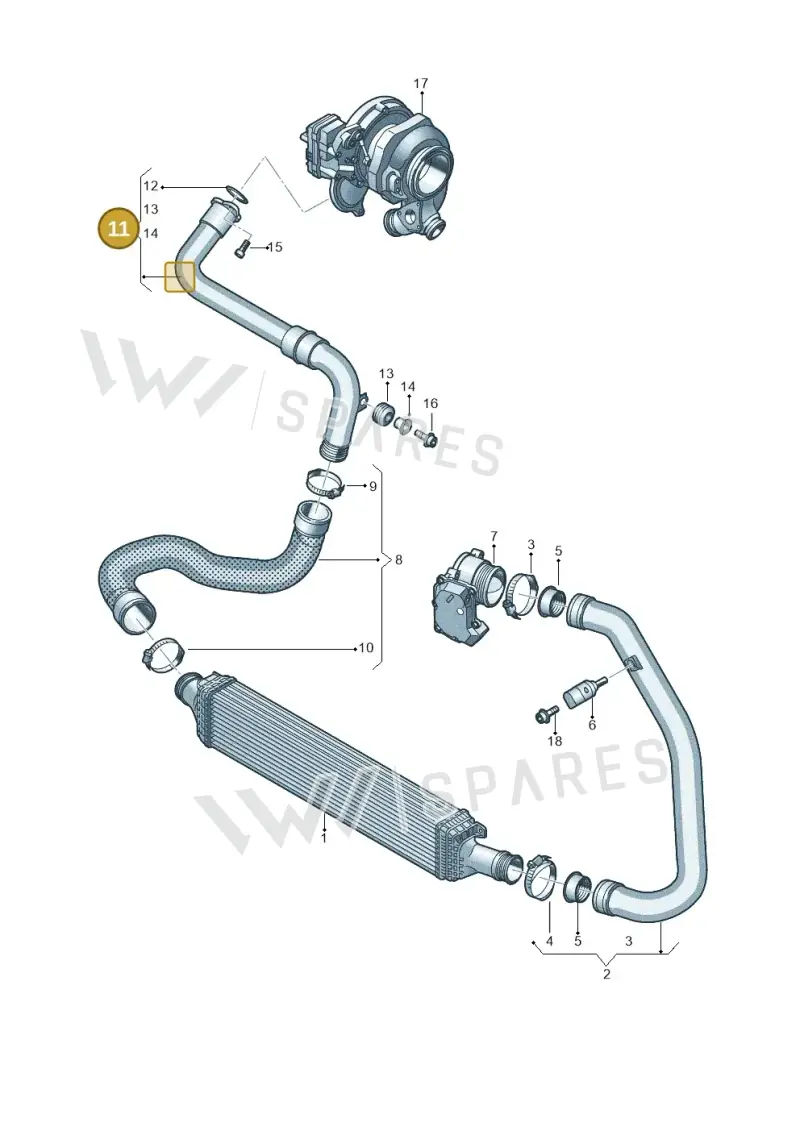 059145673CA — Audi A6 2.0 (2018-) diagram 849145500, position 11