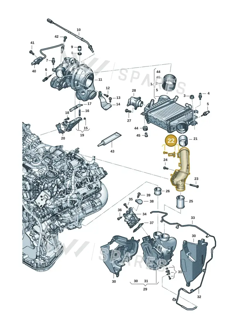 059145673FC — Audi A6 (2018-2025) diagram 896145048, position 22