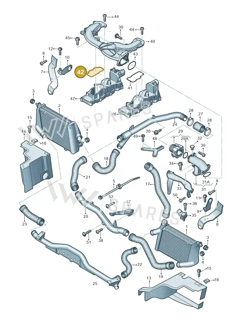 059145723 — Audi A8/S8/qu. lang    08> (2007-) diagram 291145450, position 42